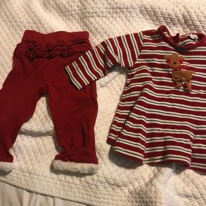 Christmas girls outfit 24months